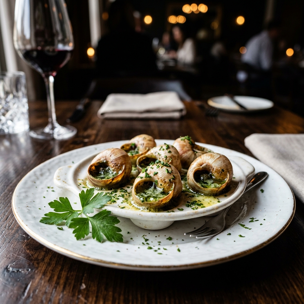 Escargot — danie restauracyjne